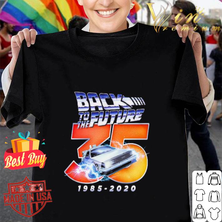Back To The Future 35 1985-2020 Time Machine Light shirt