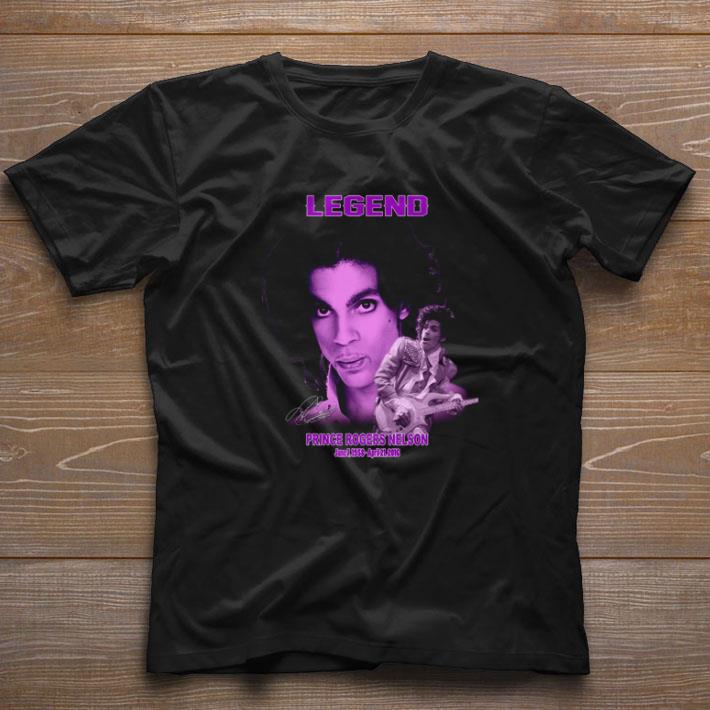 Hot Legend Signature Prince Rogers Nelson shirt