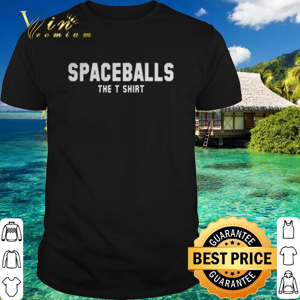 Official Spaceballs Black White Simple shirt