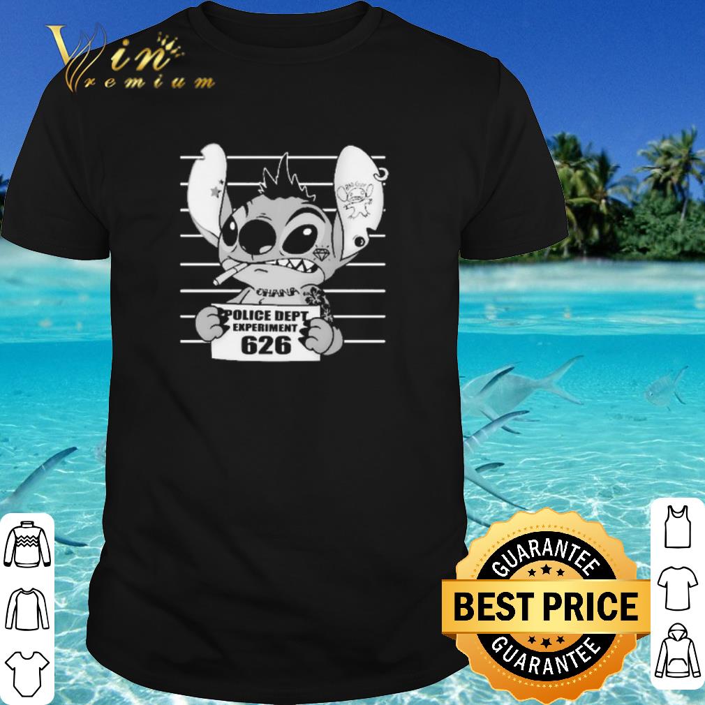 Cool Stitch police dept experiment 626 shirt
