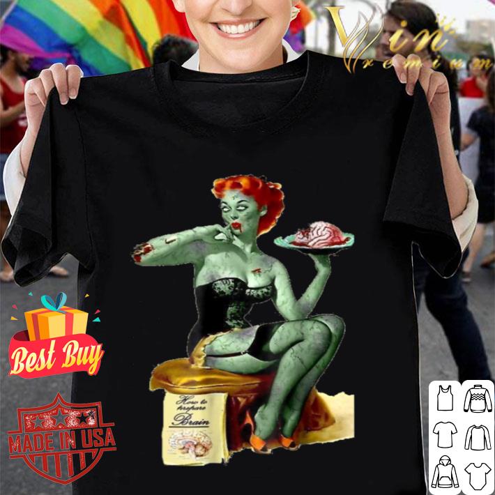 Zombie Pin Up Girl Halloween shirt