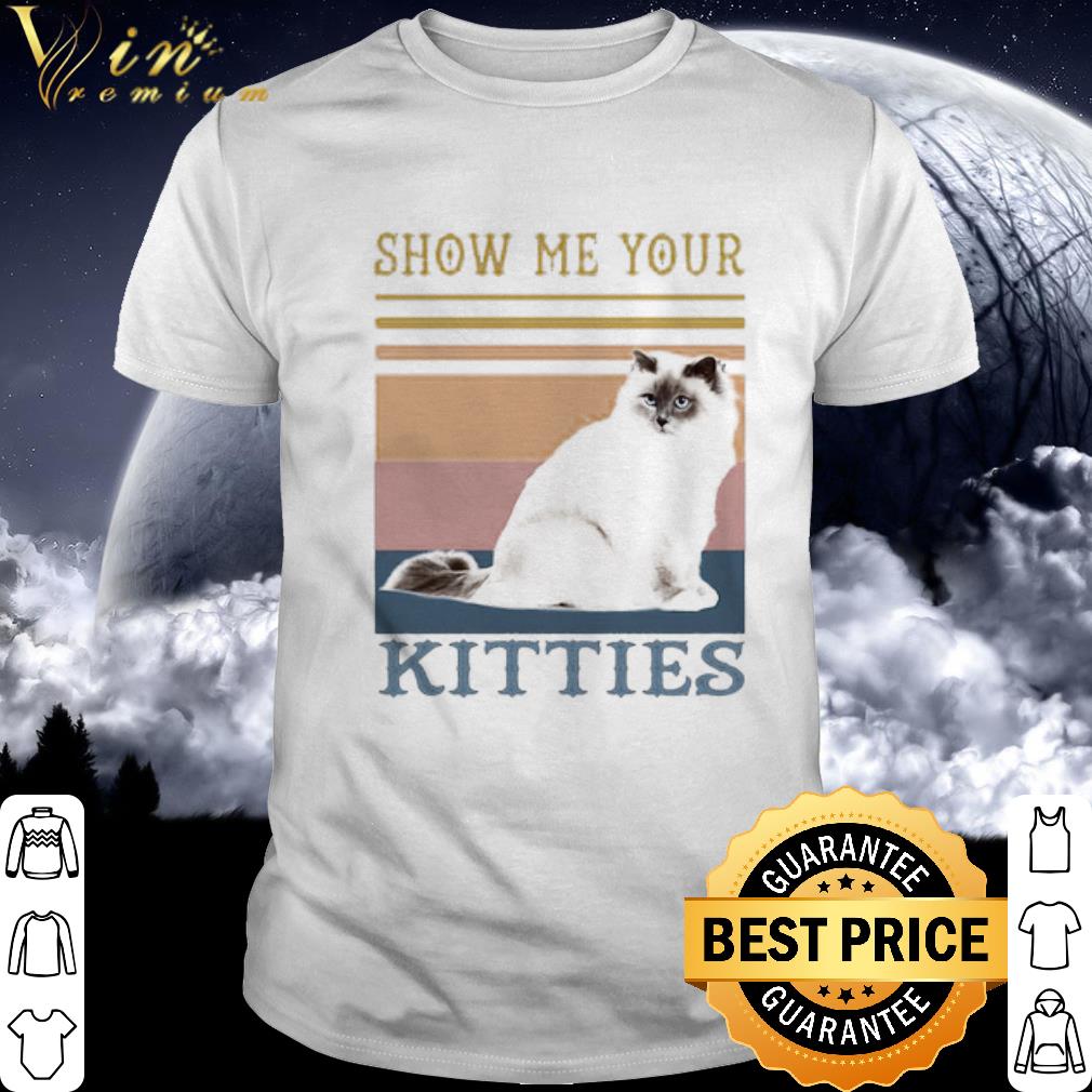 Official Vintage Show Me Your Kitties Car Fat Retro shirt