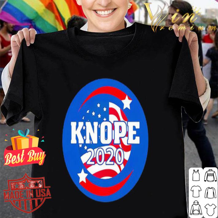 Leslie Knope For President 2020 American Flag 4th of july shirt