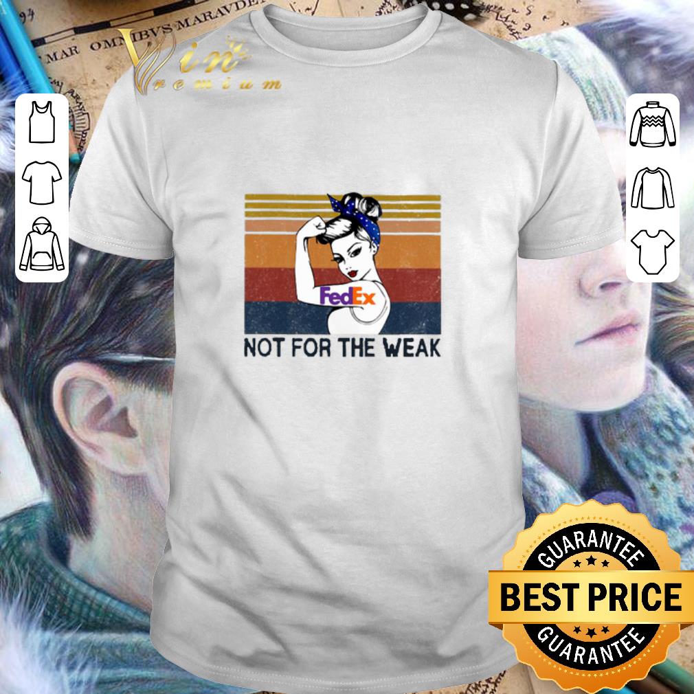 Strong Girl Tattoos FedEx Not For The Wear Vintage shirt