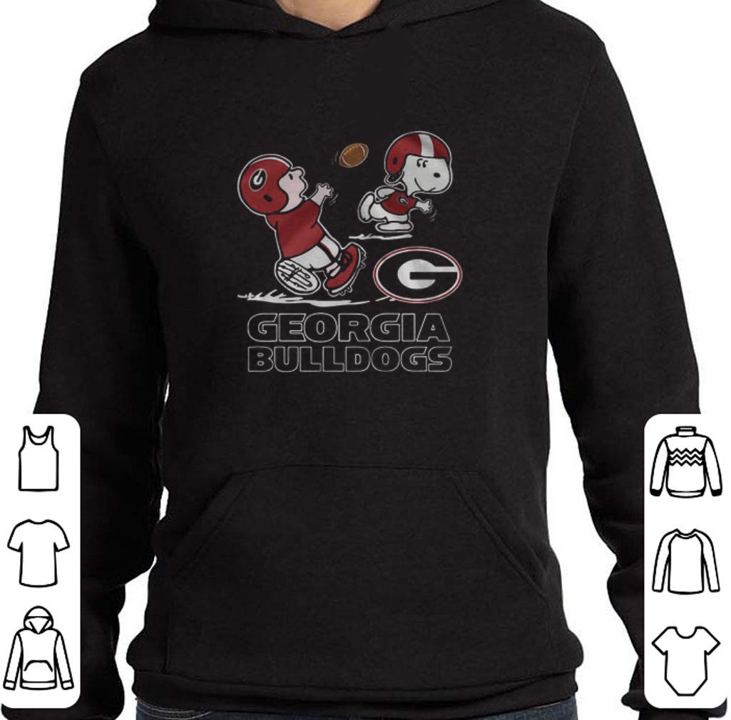 1c9fbf2e original charlie brown and snoopy georgia bulldogs football shirt 4 - Original Charlie Brown And Snoopy Georgia Bulldogs Football shirt
