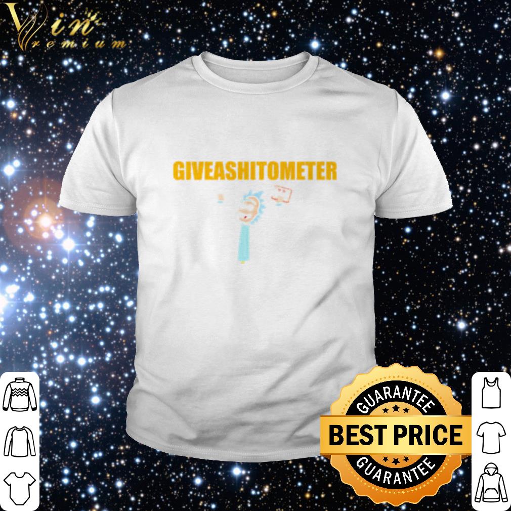 Official Rick And Morty Let Me Check My Giveashitometer Nope Nothing shirt