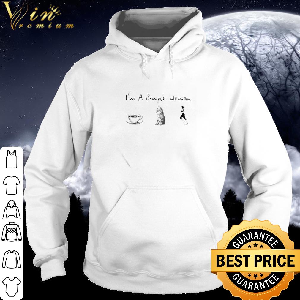 266c98ab top i m a simple woman coffee cat running shirt 4 - Top I’m A Simple Woman Coffee Cat Running shirt