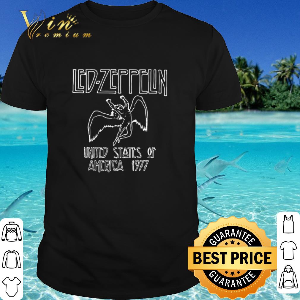 Best Led Zeppelin United States Of America 1977 shirt