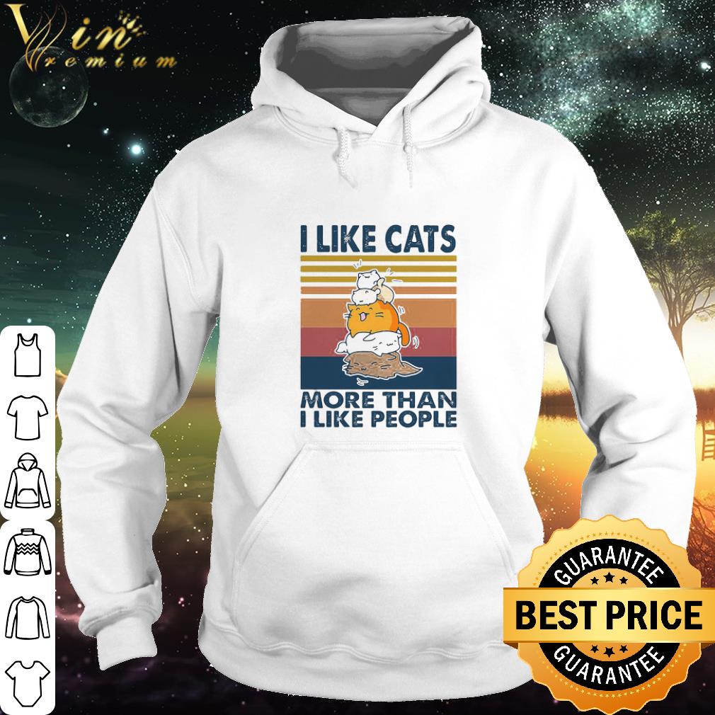 2b3391f5 nice vintage i like cats more than i like people retro shirt 4 - Nice Vintage I Like Cats More Than I Like People Retro shirt