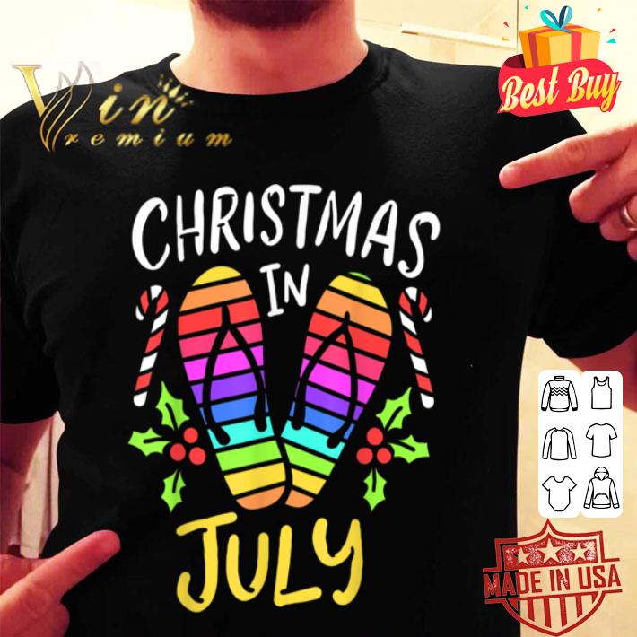 Christmas In July T-Shirt Melon Christmas Tree Summer Shirt T-Shirt