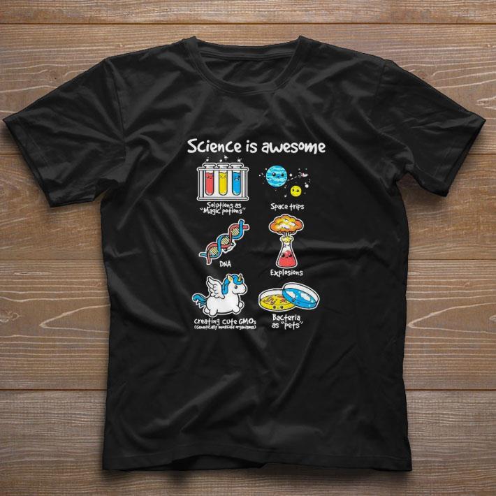 Awesome Science is awesome Solutions as magic potions shirt