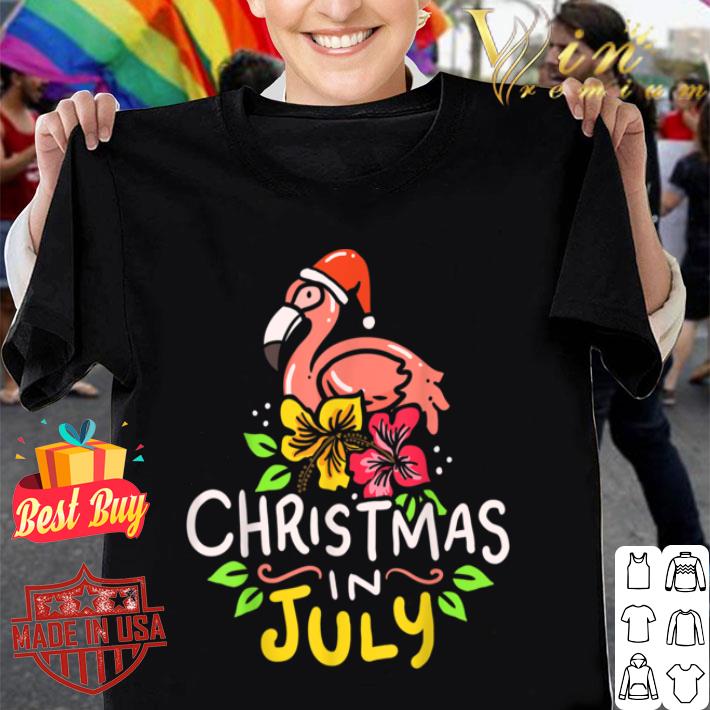 Christmas in July Santa Hawaiian Surfing T Shirt Summer Surf T-Shirt