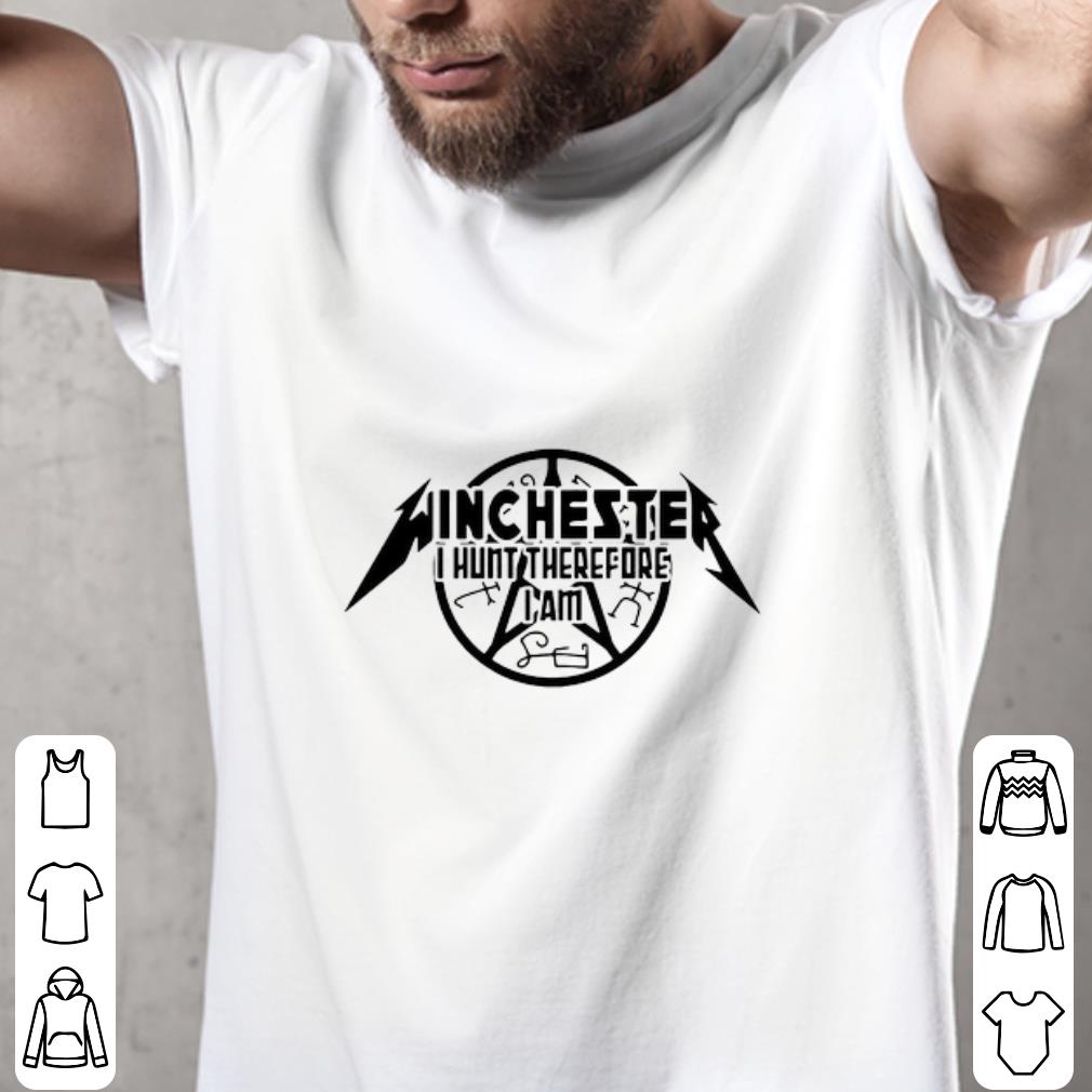 Official Winchester i hunt therefore i am black shirt