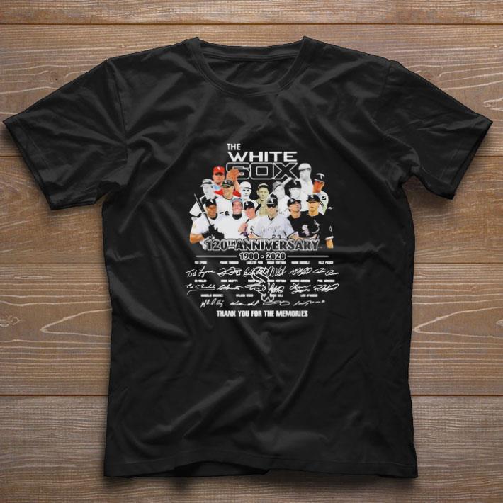 Pretty The White Sox Baseball 120th Anniversary 1900-2020 Signatures shirt