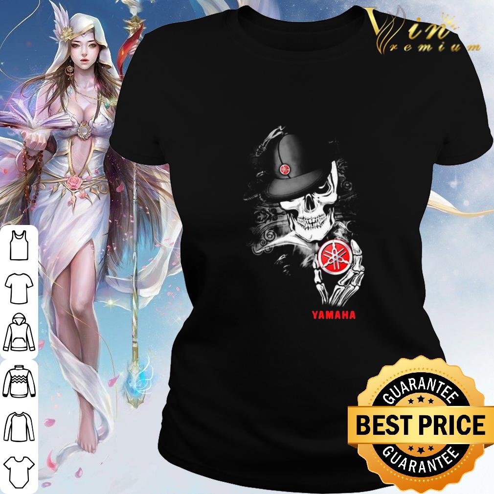 Premium Skeleton Skull Yamaha Logo shirt