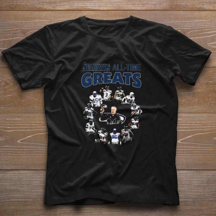 Premium Seattle Seahawks All-time Great Signatures shirt