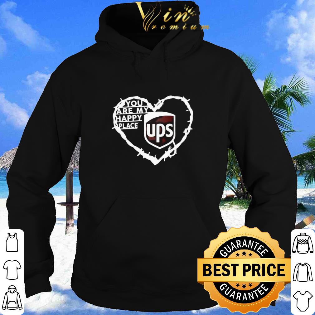 3ee0c1bb best you are my happy place ups love heart shirt 4 - Best You Are My Happy Place UPS Love Heart shirt