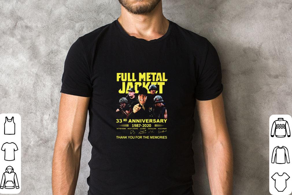 Awesome Full Metal Jacket 33rd Anniversary 1987-2020 Signatures shirt