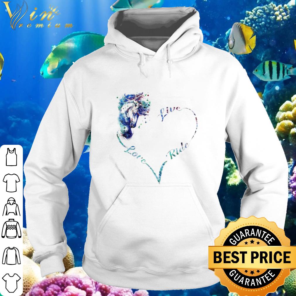 Official Live Love Ride Horse Color Heart shirt 41d7573a official live love ride horse color heart shirt 4 - Official Live Love Ride Horse Color Heart shirt