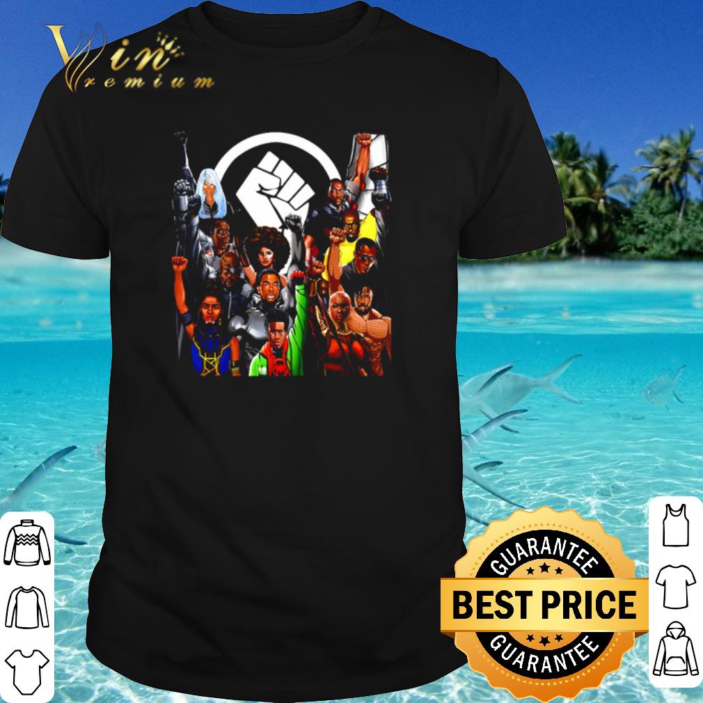 Official Marvel Character Juneteenth Black Lives Matter shirt