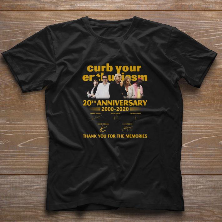Top Curb Your Enthusiasm 20th Anniversary 2000 2020 Signatures shirt