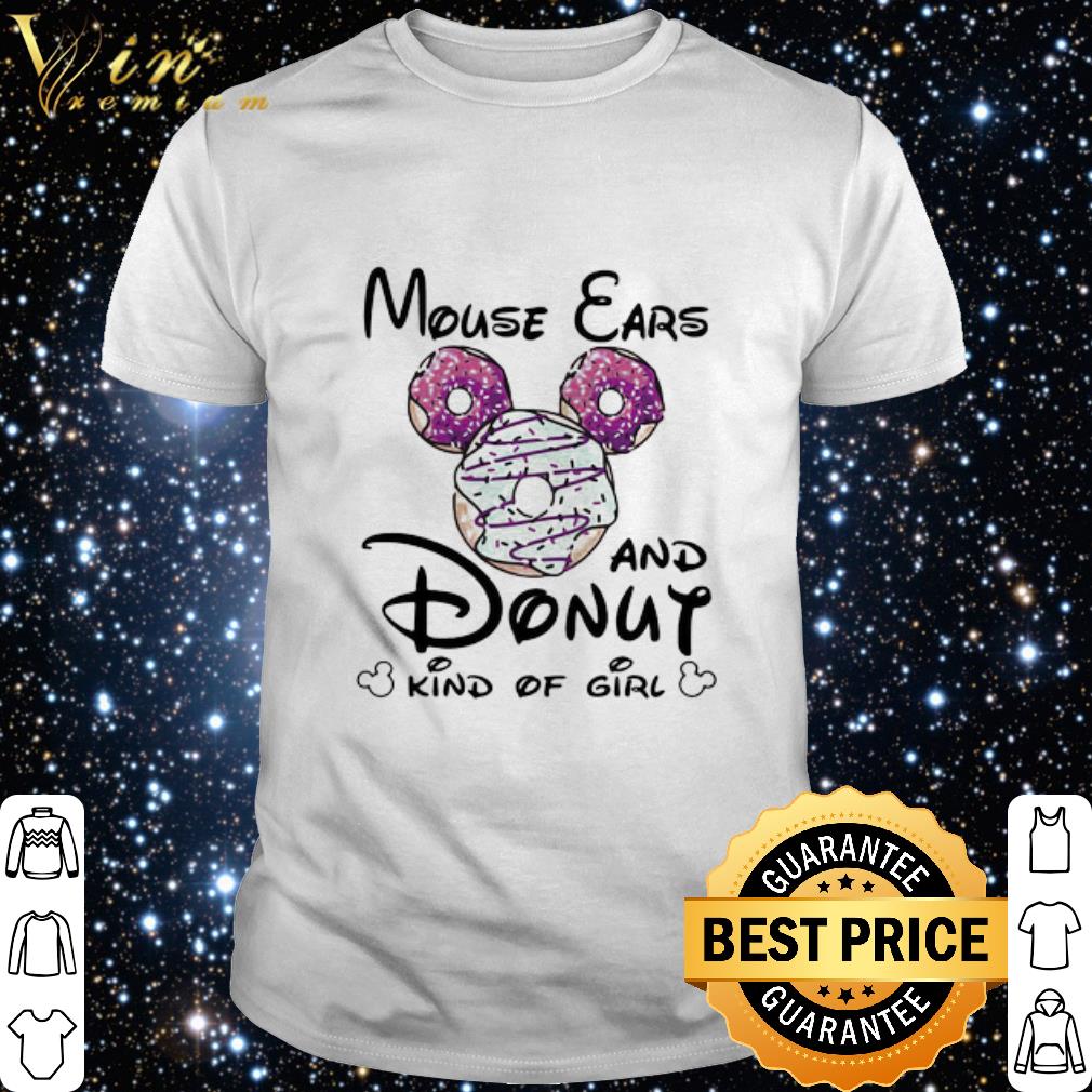 Nice Mouse ears and donut kind of girl logo shirt