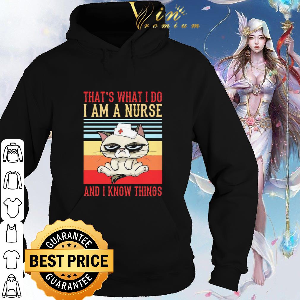 4faaa135 cool cat that s what i do i am a nurse and i know things vintage shirt 4 - Cool Cat that’s what I do I am a nurse and I know things vintage shirt