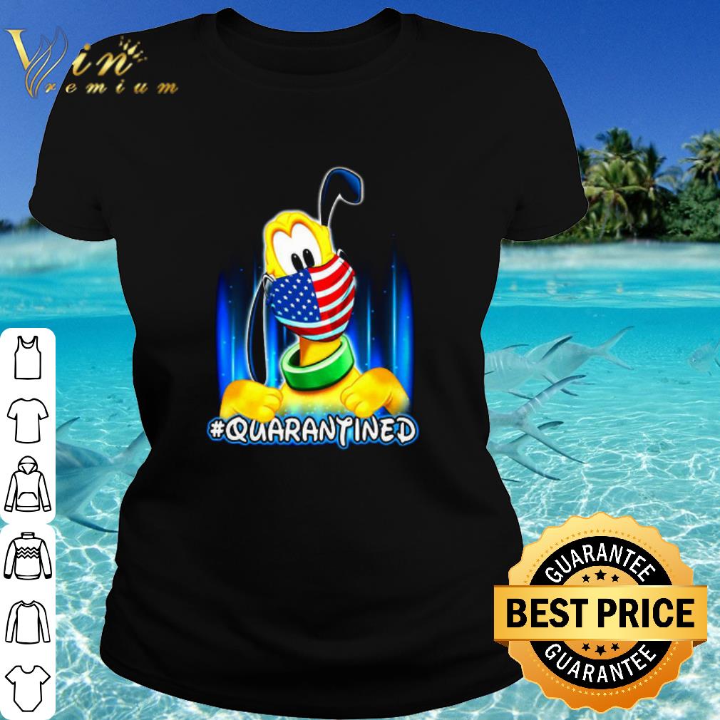 Official Disney Pluto Mask Quarantined Coronavirus shirt