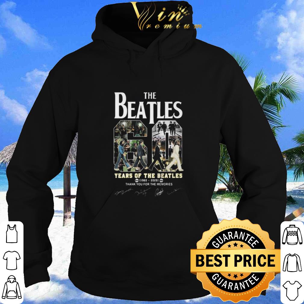 55fe7250 official the beatles 60 years of operation 1960 2010 signatures shirt 4 - Official The Beatles 60 Years Of Operation 1960-2010 Signatures shirt