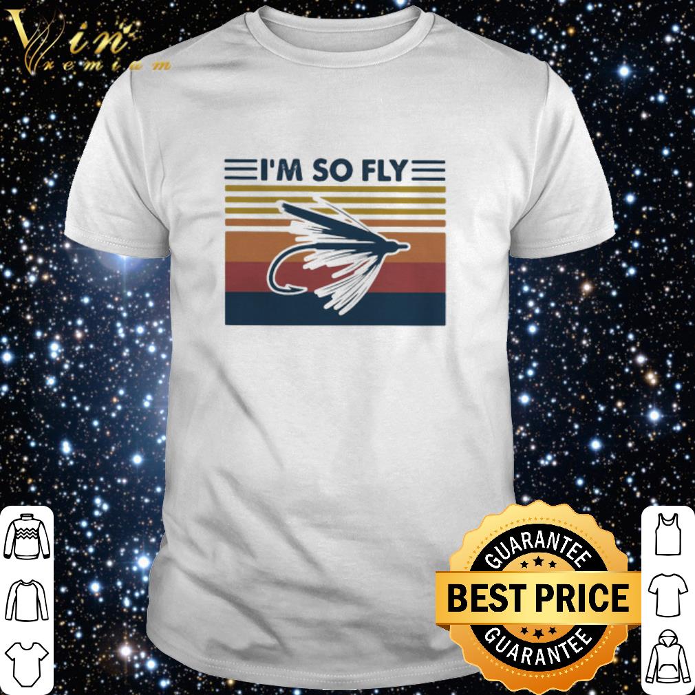 Nice Vintage Fishing I’m So Fly shirt