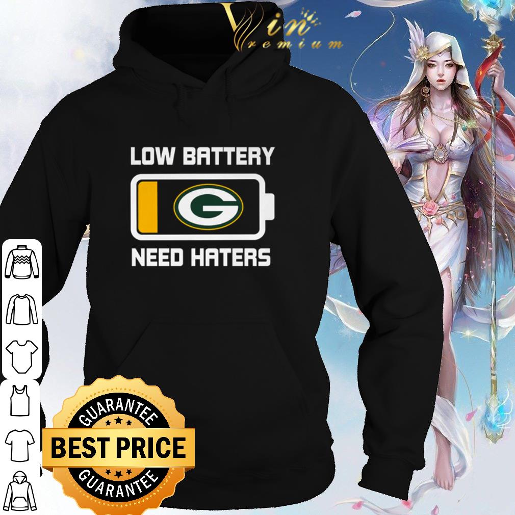 5925fce8 pretty green bay packers low battery need haters shirt 4 - Pretty Green Bay Packers Low Battery Need Haters shirt