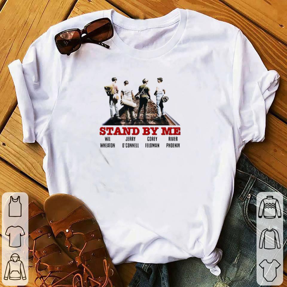 Original Stand By Me Wil Wheaton Jerry O’connell Corey Feldman River Phoenix shirt