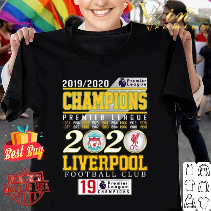 2019-2020 Champions Premier League 2020 Liverpool FC Logo shirt