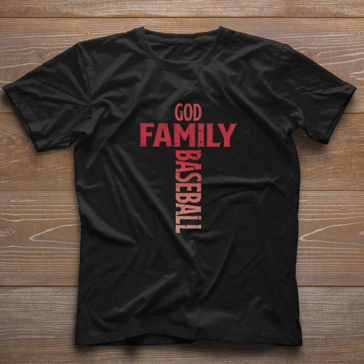 Awesome Cross God Family Baseball shirt