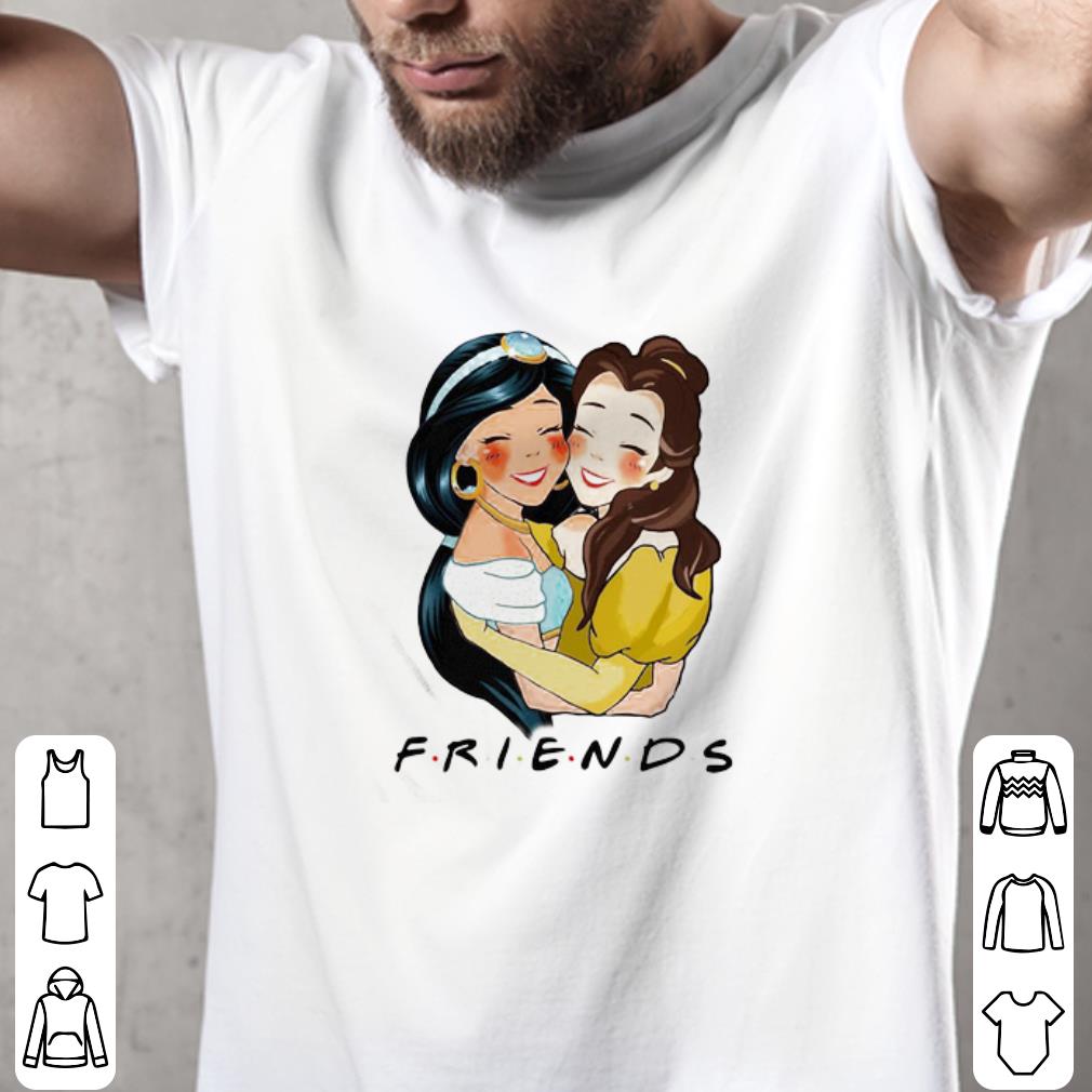 Premium Friends disney belle and jasmine shirt