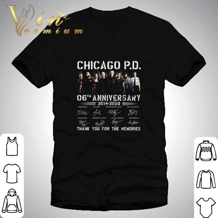 Chicago P.D 06th Anniversary 2014 2020 Signatures shirt