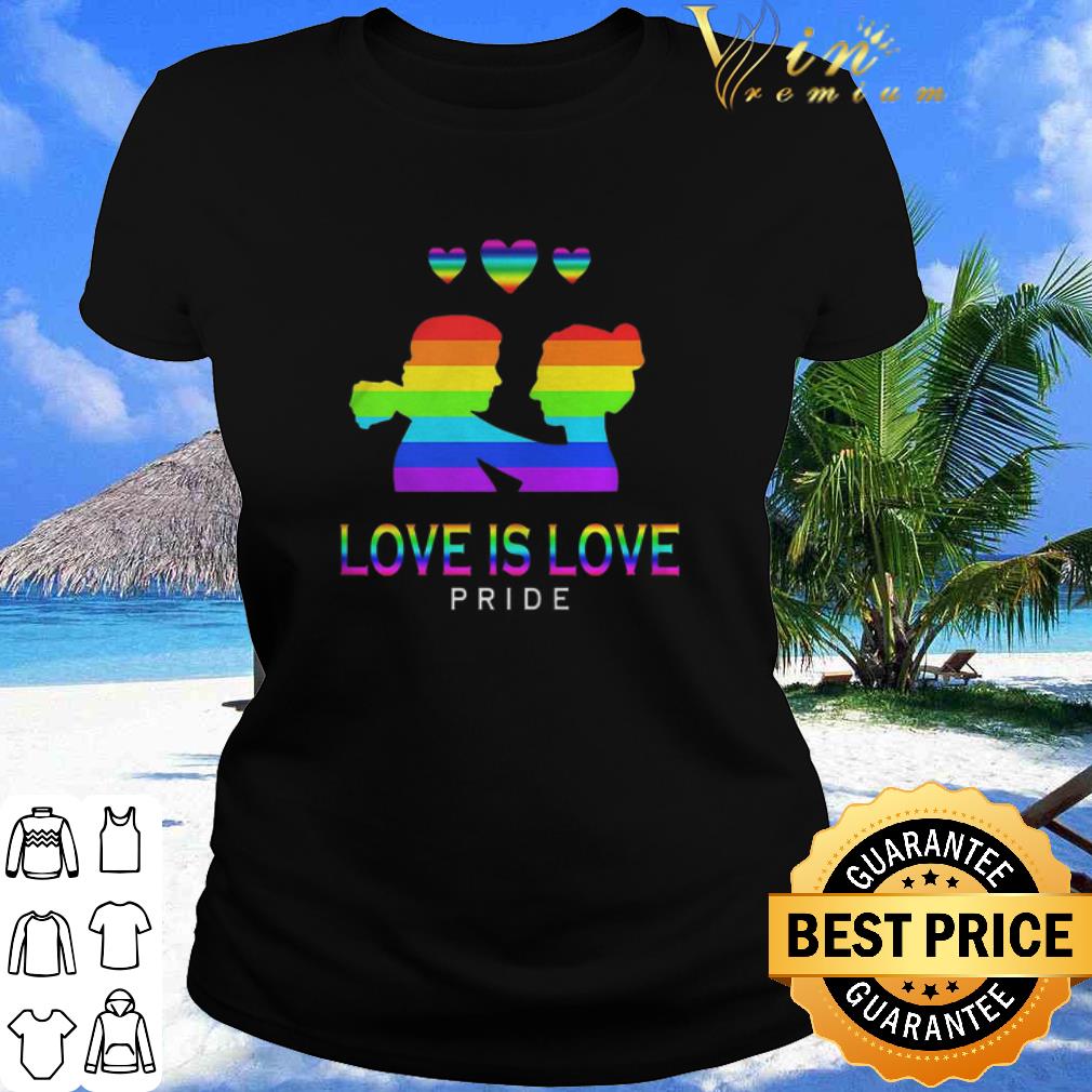 Official Love Is Love Pride Hearts LGBT shirt