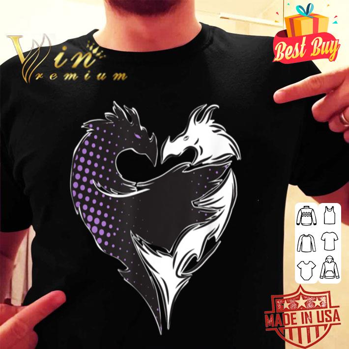 Disney Descendants 3 Mal Heart Dragons Motif shirt