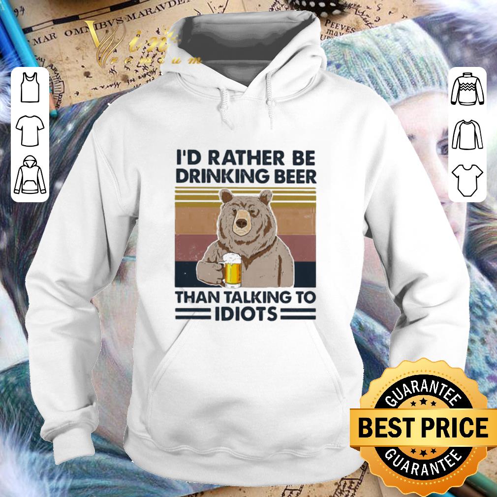 Vintage Bear I’d Rather Be Drinking Beer Than Talking To Idiots shirt 7d7df408 vintage bear i d rather be drinking beer than talking to idiots shirt 4 - Vintage Bear I’d Rather Be Drinking Beer Than Talking To Idiots shirt