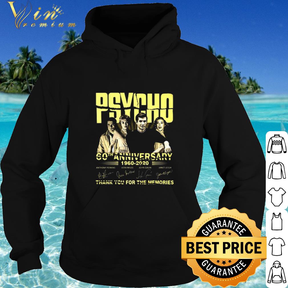 Official Psycho 60th anniversary 1960-2020 thank you for the memories signature shirt 811e422c official psycho 60th anniversary 1960 2020 thank you for the memories signature shirt 4 - Official Psycho 60th anniversary 1960-2020 thank you for the memories signature shirt