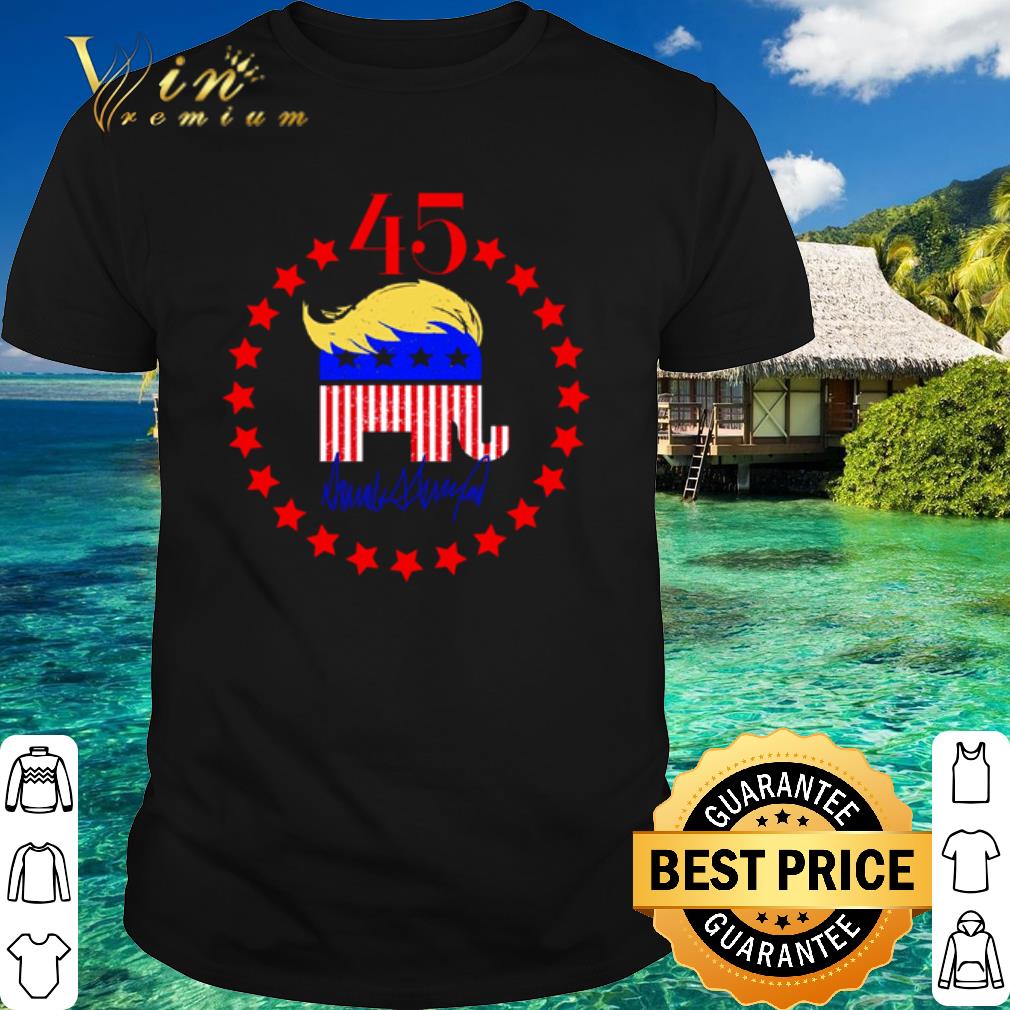 Cool American Donald Trump 2020 45th Republican Elephant shirt