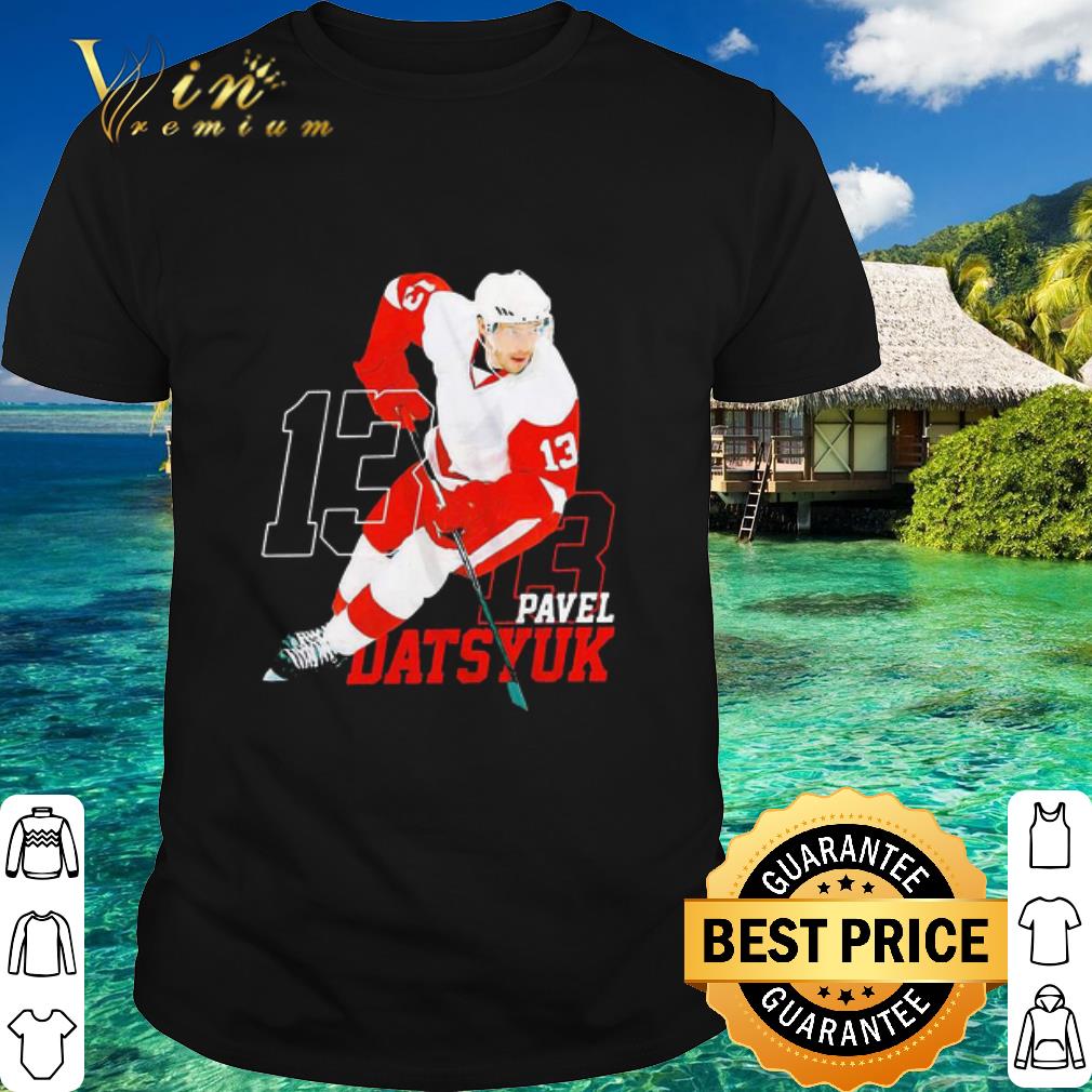 Official 13 Pavel Datsyuk Detroit Red Wings Hockey shirt