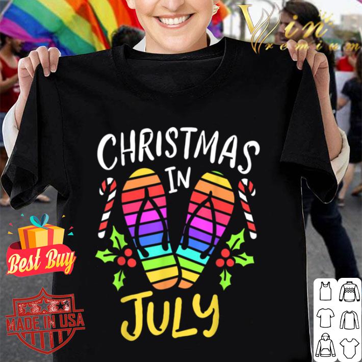 Christmas In July T-Shirt Melon Christmas Tree Summer Shirt T-Shirt