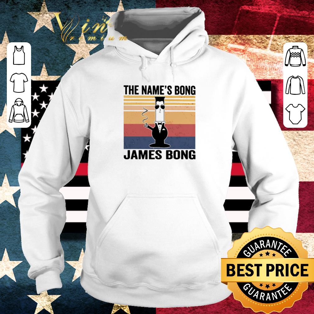 8b799016 premium vintage the name s bong james bong james bond 007 shirt 4 - Premium Vintage The name’s Bong James Bong James Bond 007 shirt