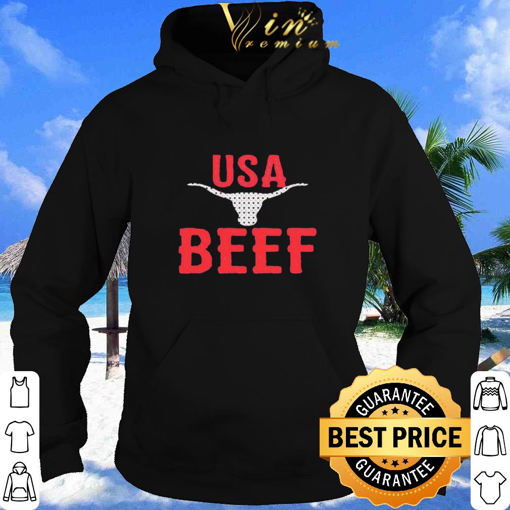 953408d9 top usa beef cow head red shirt 4 - Top USA Beef Cow Head Red shirt