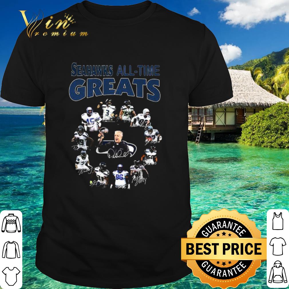 Top Seattle Seahawks All-time Great Signatures shirt