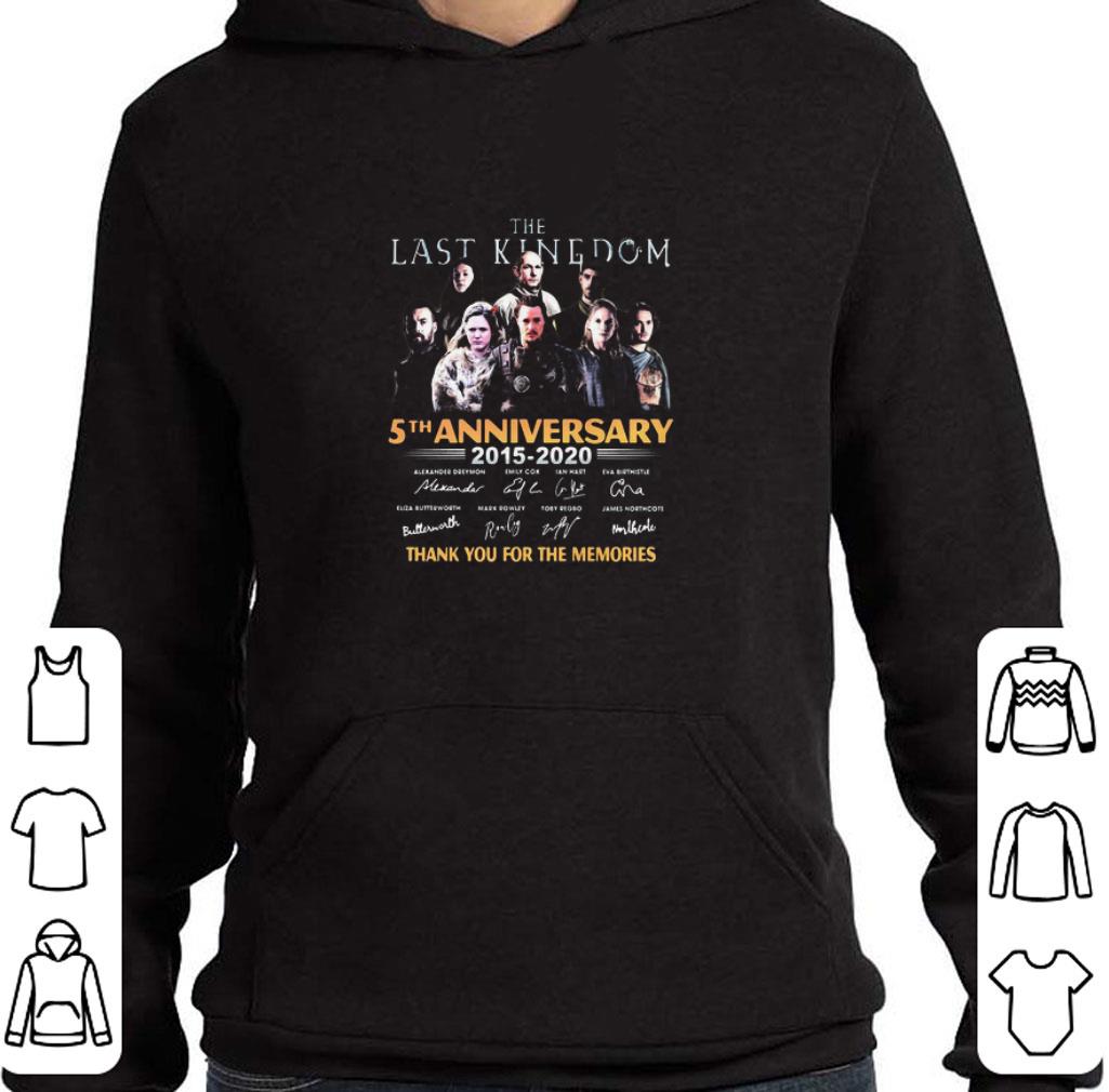 9f68b34a original the last kingdom 5th anniversary 2015 2020 signatures shirt 4 - Original The Last Kingdom 5th Anniversary 2015 2020 Signatures shirt
