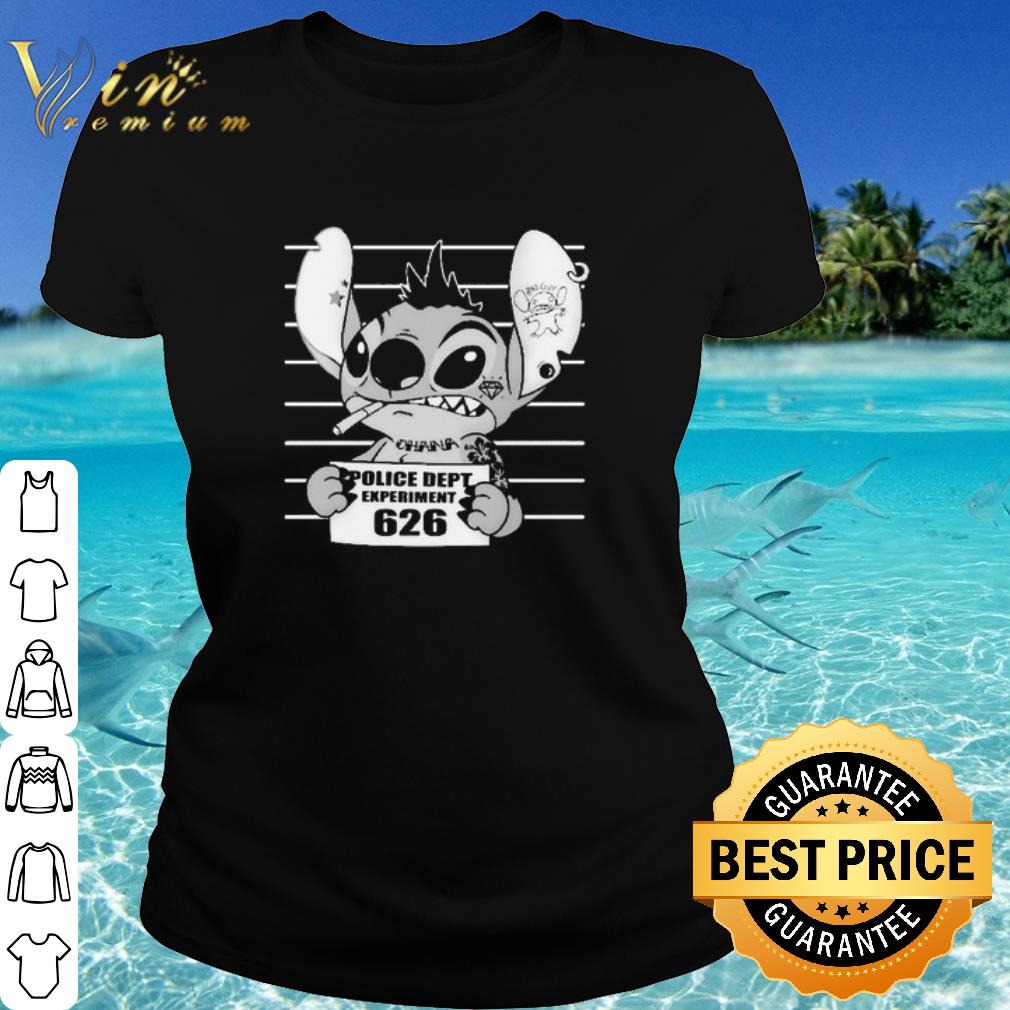 Cool Stitch police dept experiment 626 shirt
