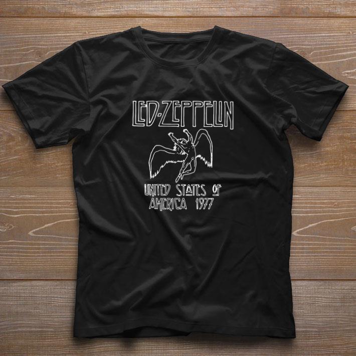 Original Led Zeppelin United States Of America 1977 shirt