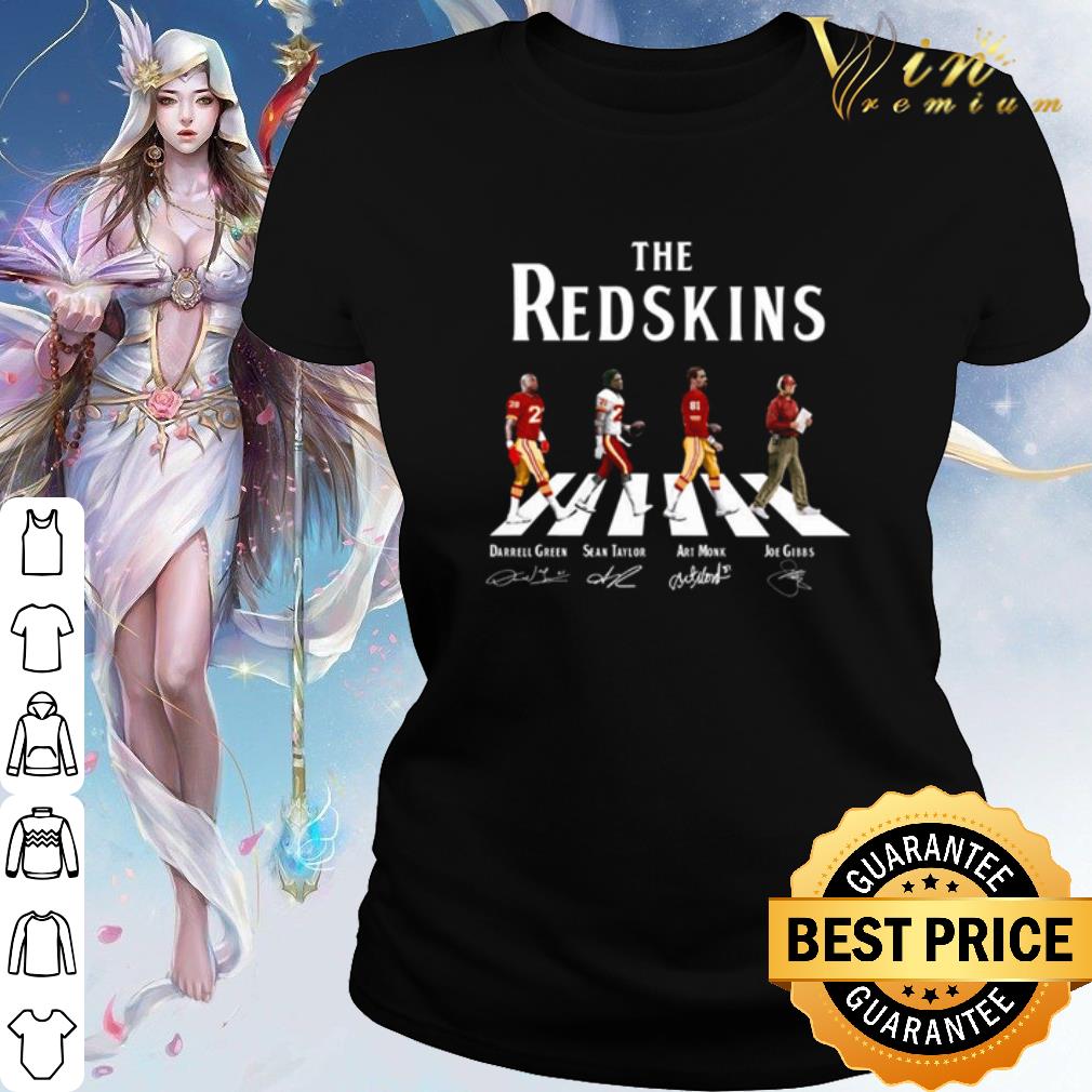 Original The Washington Redskins Abbey Road team players signatures shirt